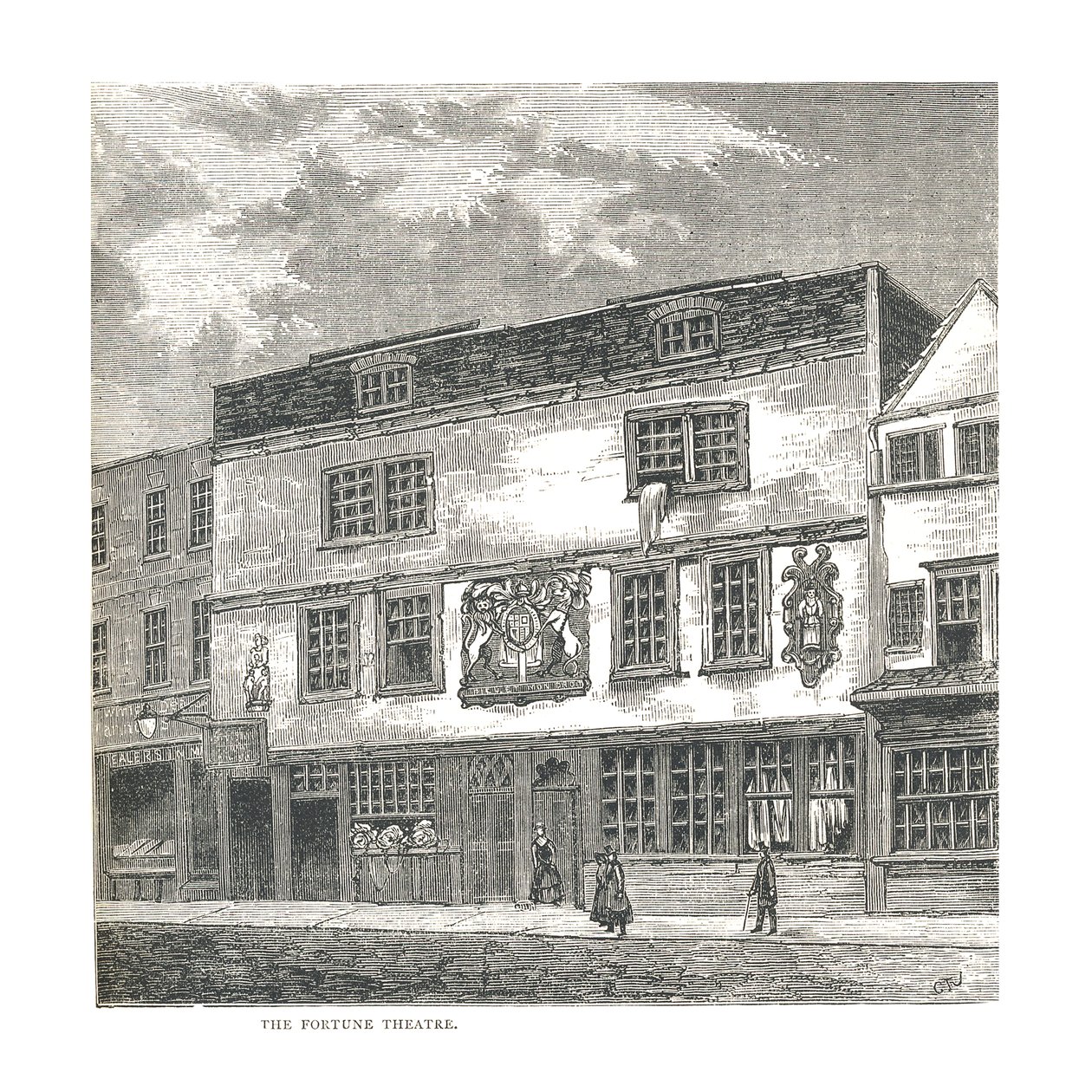 Il Teatro della Fortuna. Da una stampa pubblicata da Wilkinson nel 1811, 1878 da Unbekannt