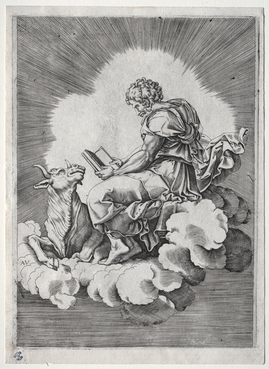 I quattro evangelisti: San Luca, c. 1518 da Unbekannt