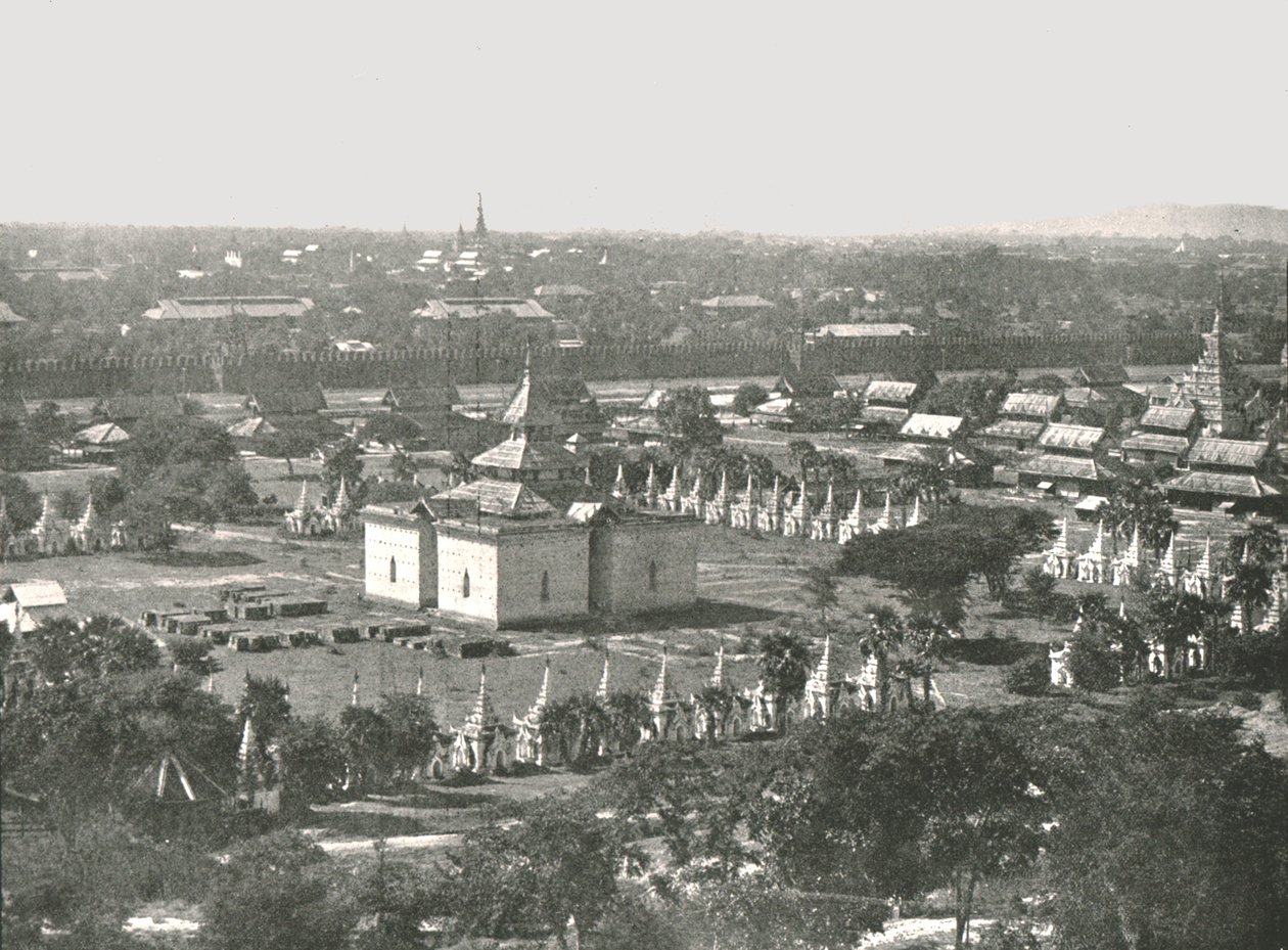 I Quattrocentocinquanta Templi, Mandalay, Birmania, 1895 da Unbekannt