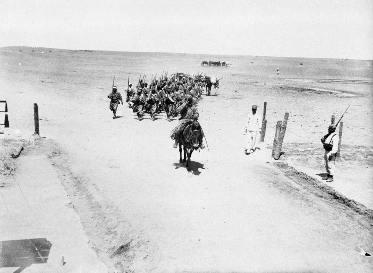 La Legione Straniera Francese in manovra, Boudenib, Marocco, 1911 da Unbekannt