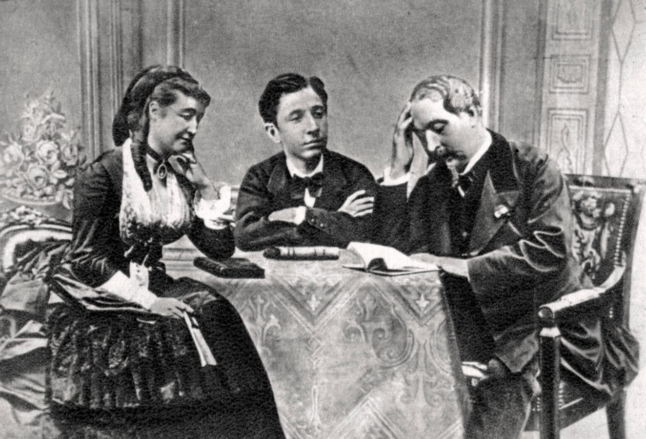 La famiglia imperiale francese in esilio, Chislehurst, Kent, 1871-1873 da Unbekannt