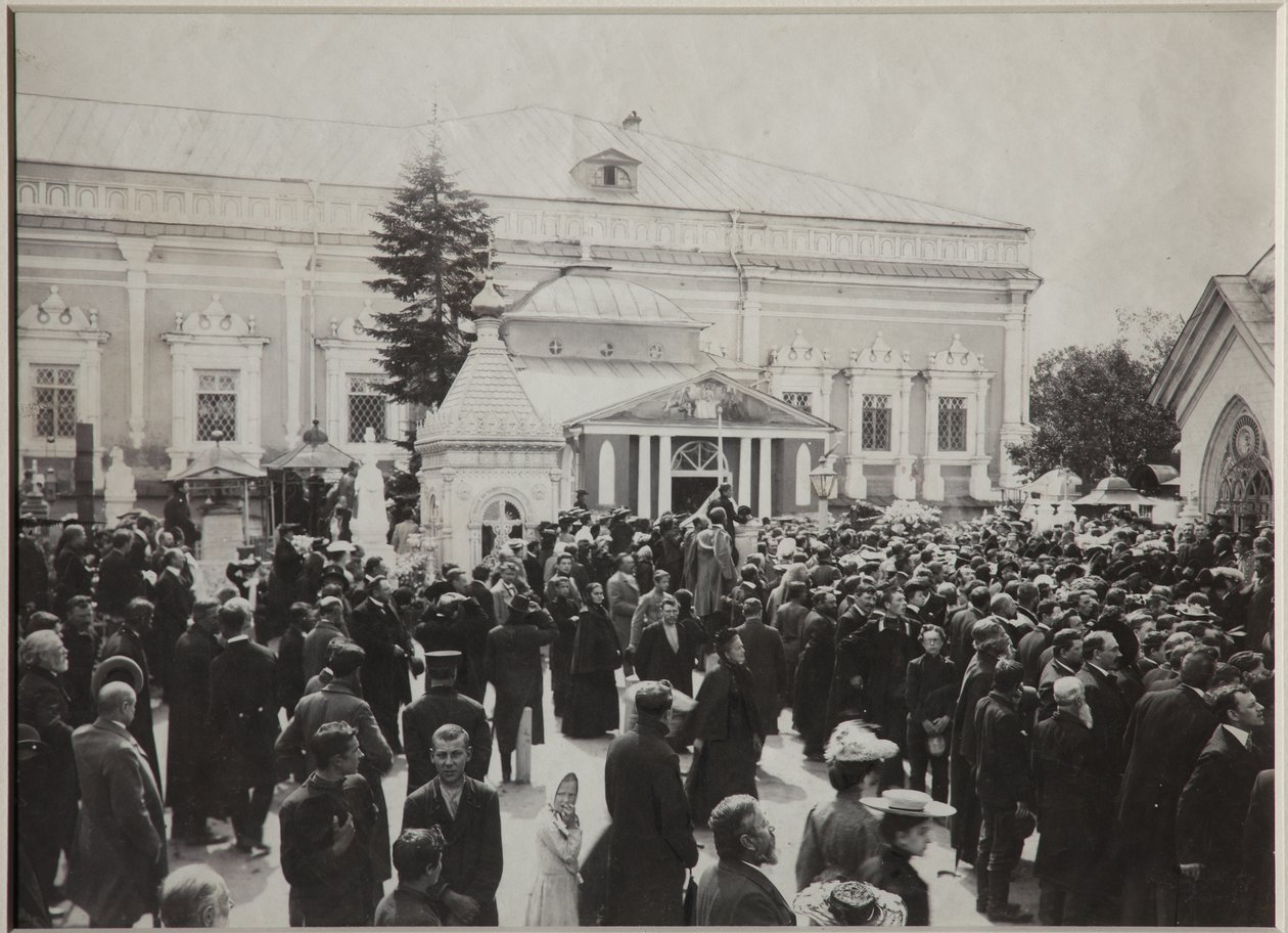 Il funerale di Anton Cechov al cimitero di Novodevichy, 22 luglio 1904 da Unbekannt