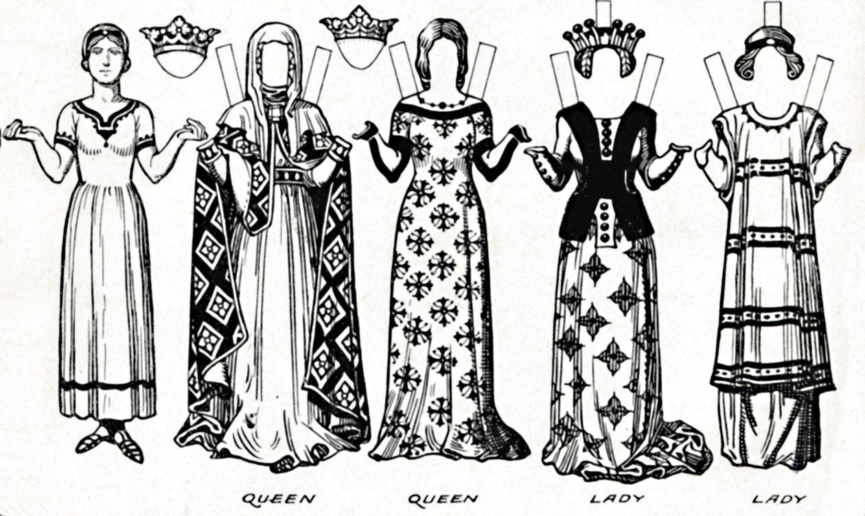 La galleria del costume britannico: abito indossato durante il regno del primo Edoardo, c1934 da Unbekannt