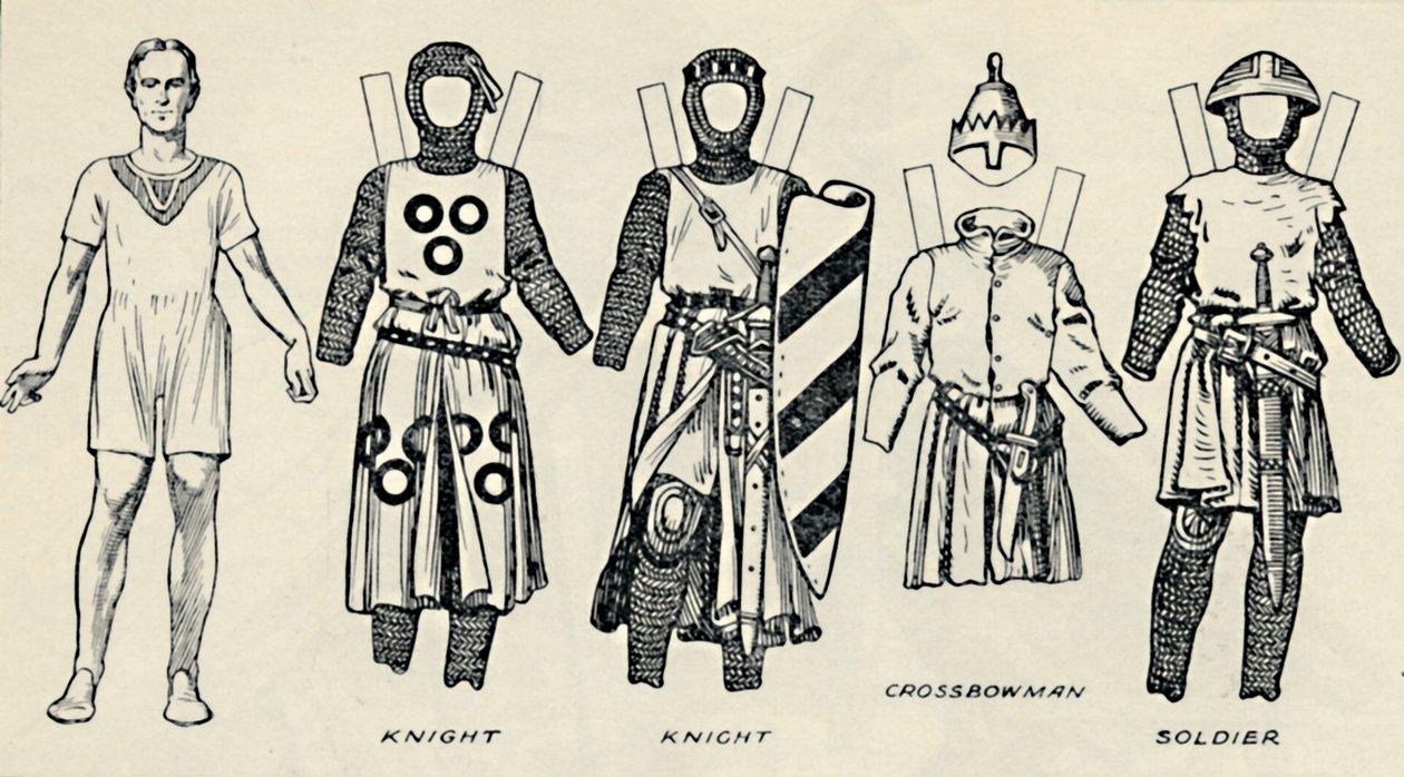 La galleria dei costumi britannici: come si vestivano gli inglesi ai tempi di Re Giovanni, c1934 da Unbekannt