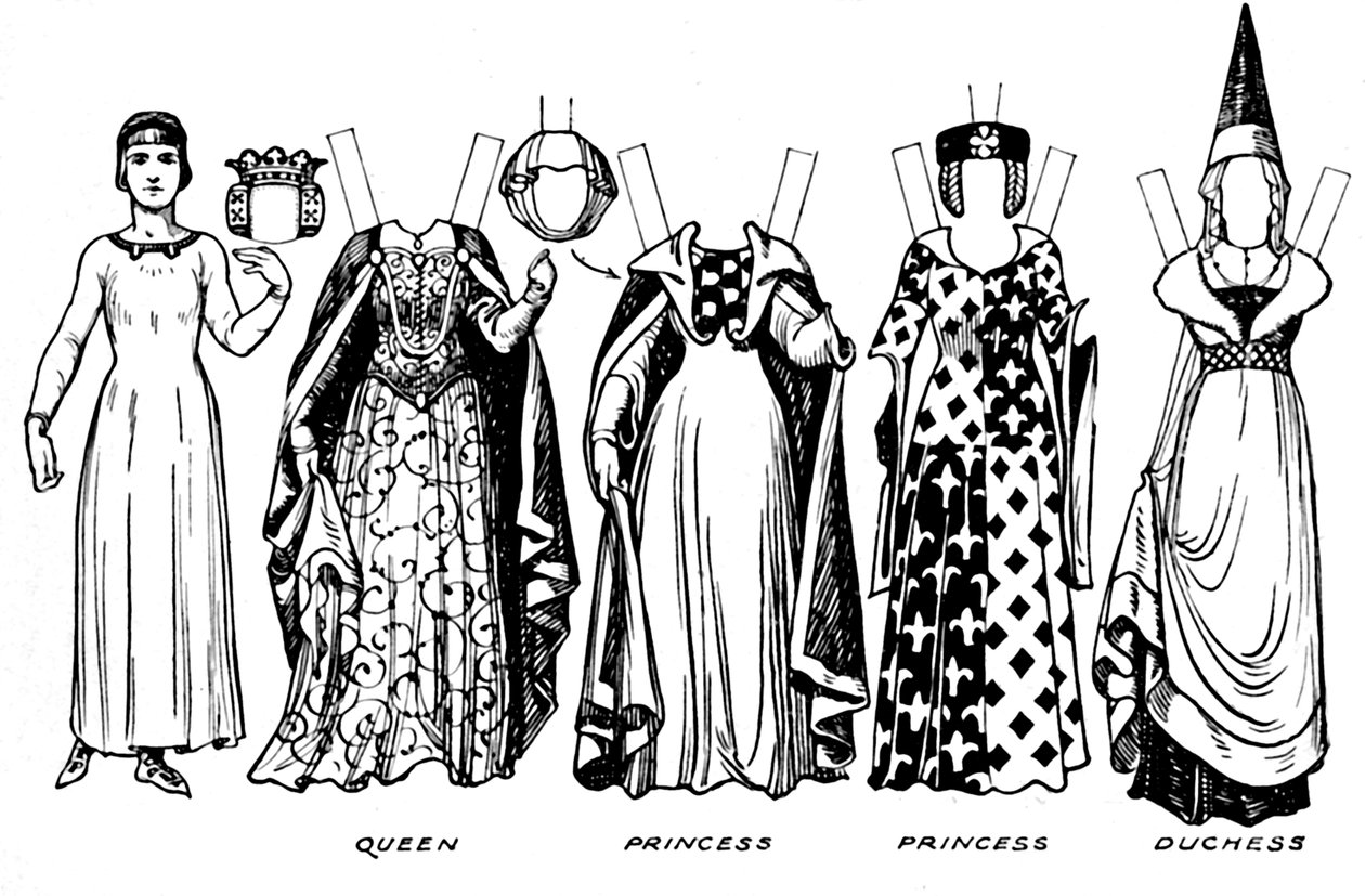 La Galleria del Costume: Nei giorni dei Secondi e Terzi Edwards, c1934 da Unbekannt