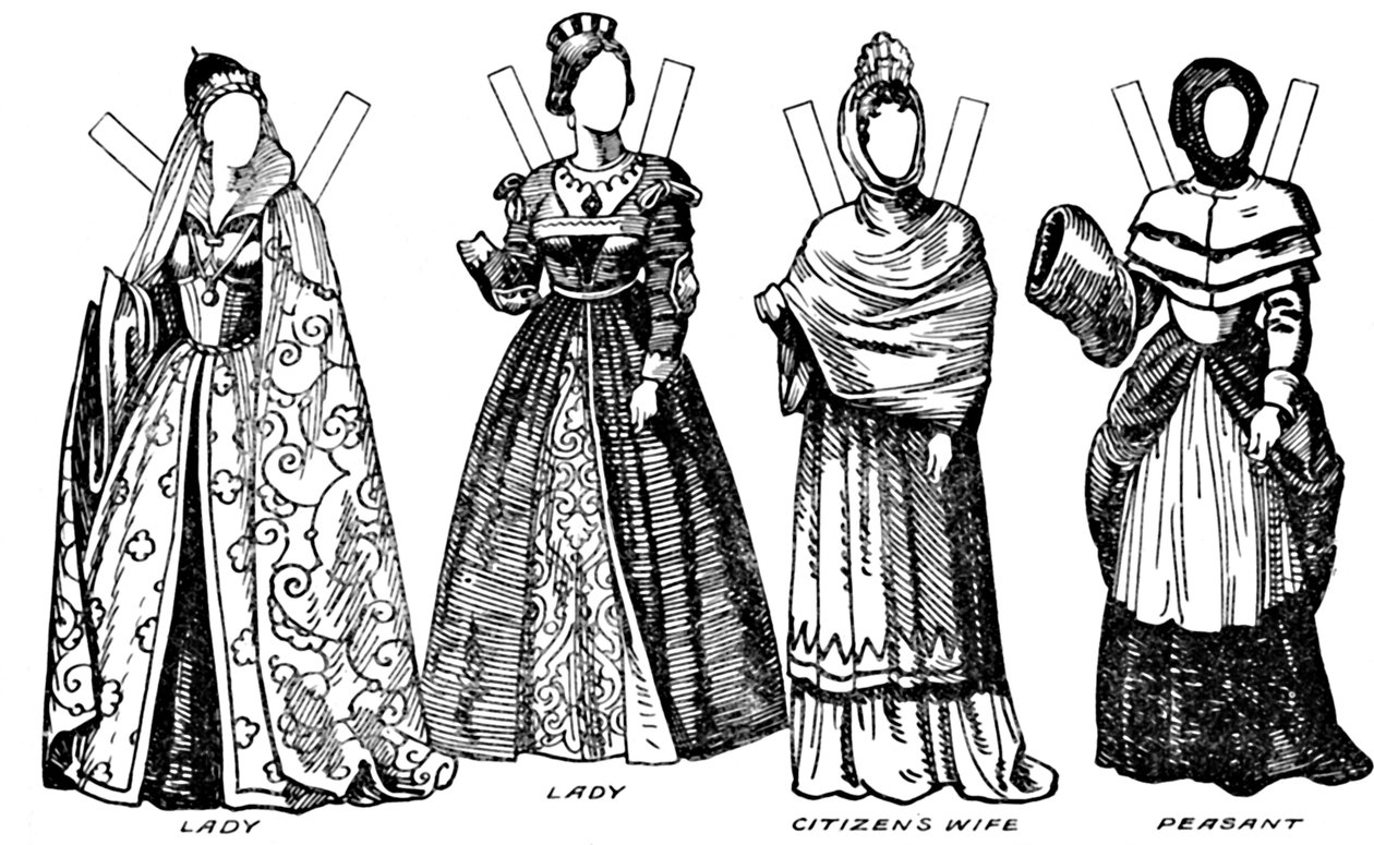 La galleria del costume inglese: alcuni degli abiti indossati al tempo di Guglielmo III, c1934 da Unbekannt