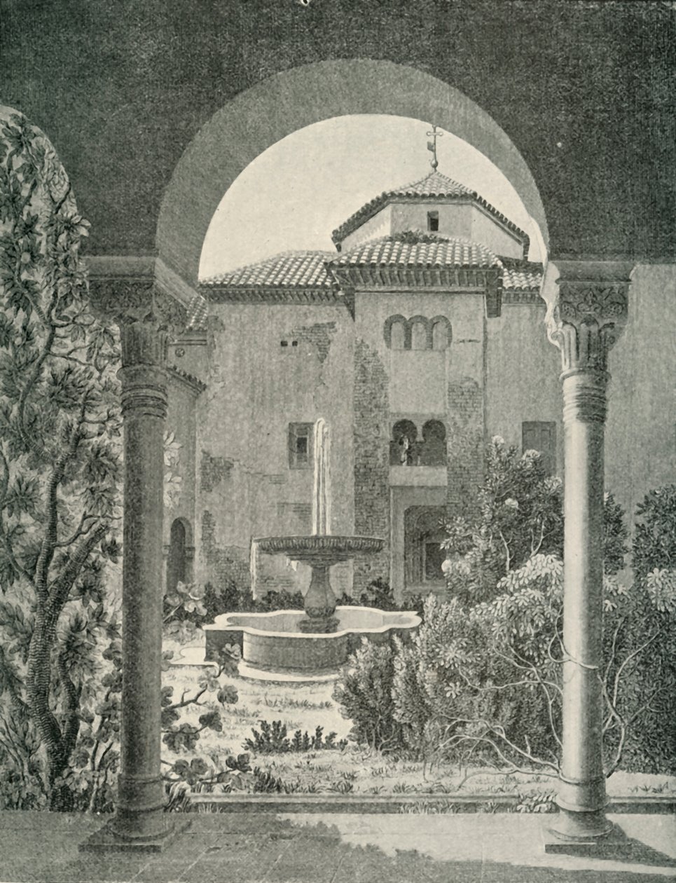 Il giardino di Lindaraja, 19° secolo, 1907 da Unbekannt