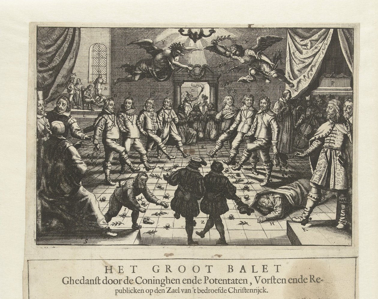 Il grande balletto della guerra europea, c. 1643 da Unbekannt