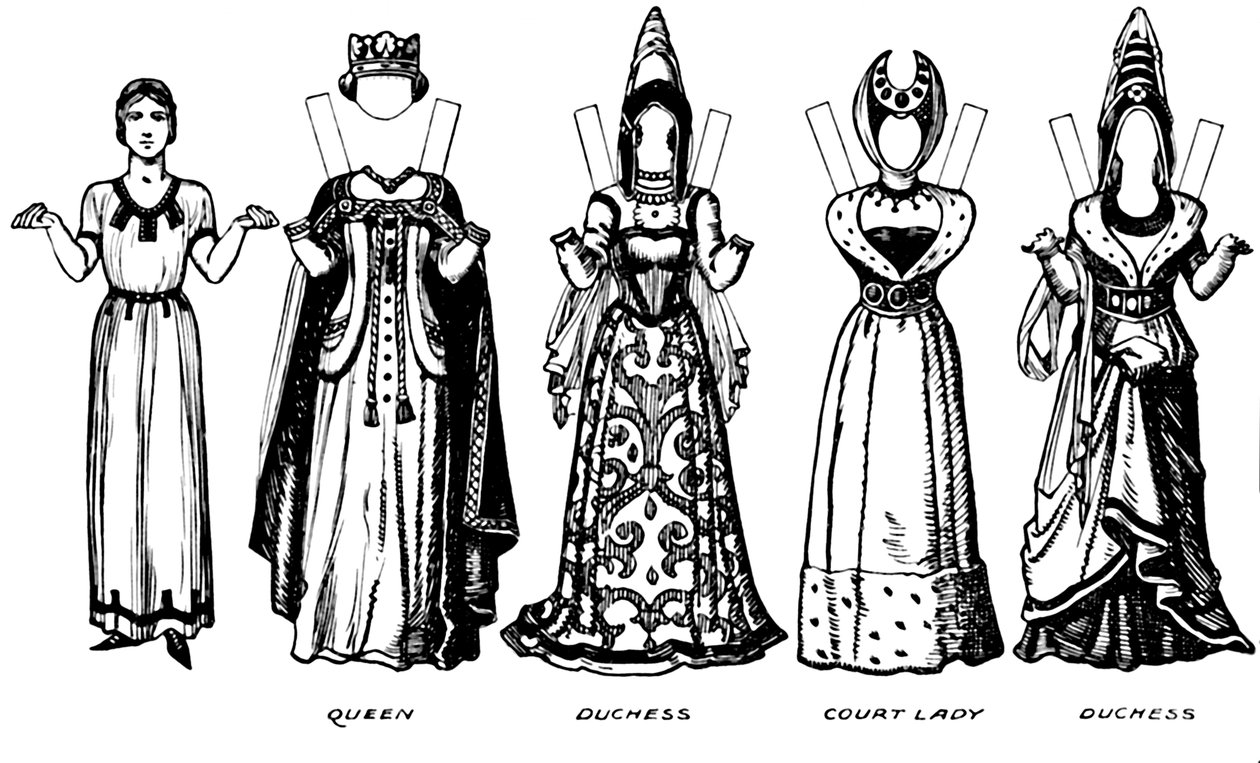 La grande galleria del costume storico: come si vestivano durante il regno di Enrico IV, c1934 da Unbekannt
