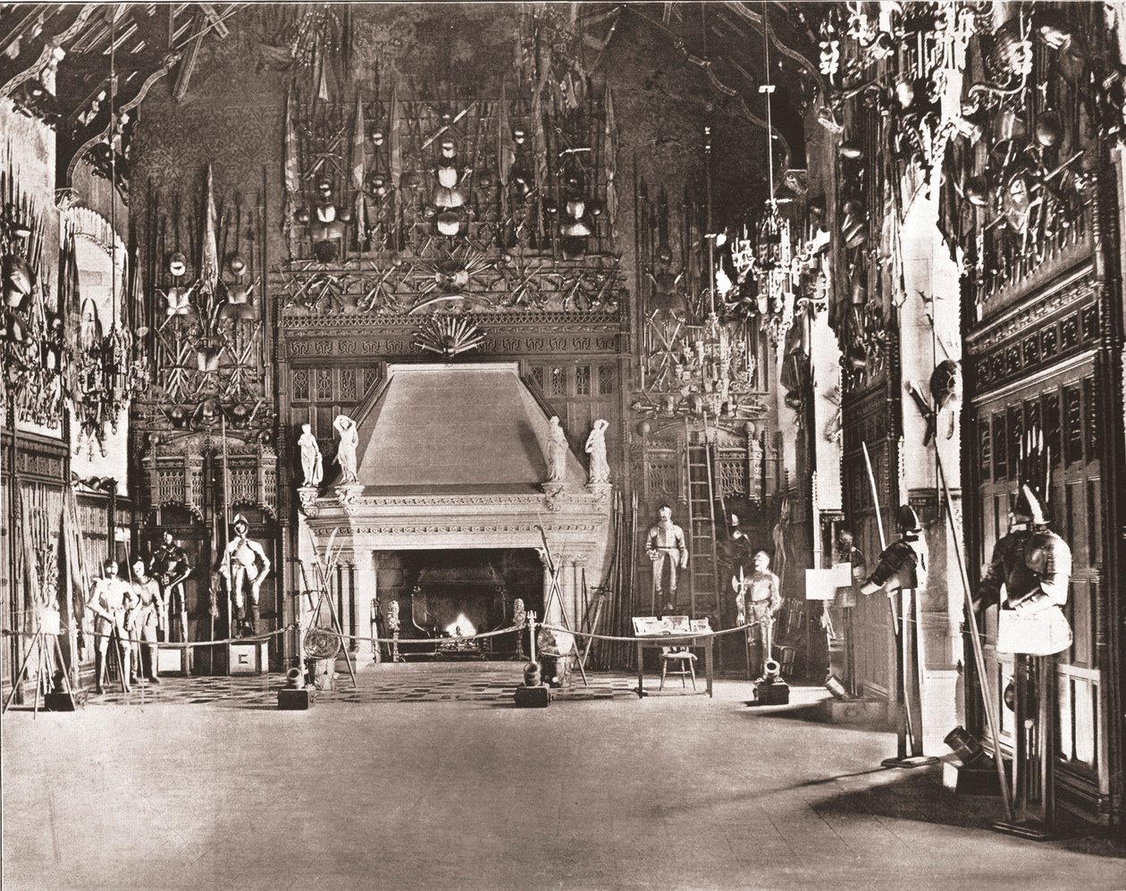 La Grande Sala, Castello di Edimburgo, Edimburgo, Scozia da Unbekannt