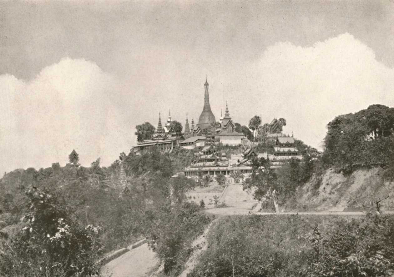 La Grande Pagoda, Moulmein, 1900 da Unbekannt