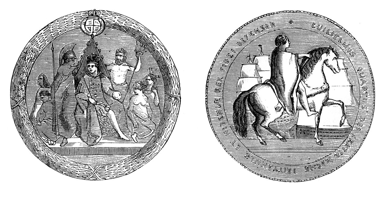 Il Grande Sigillo di Re Guglielmo IV, c1895 da Unbekannt