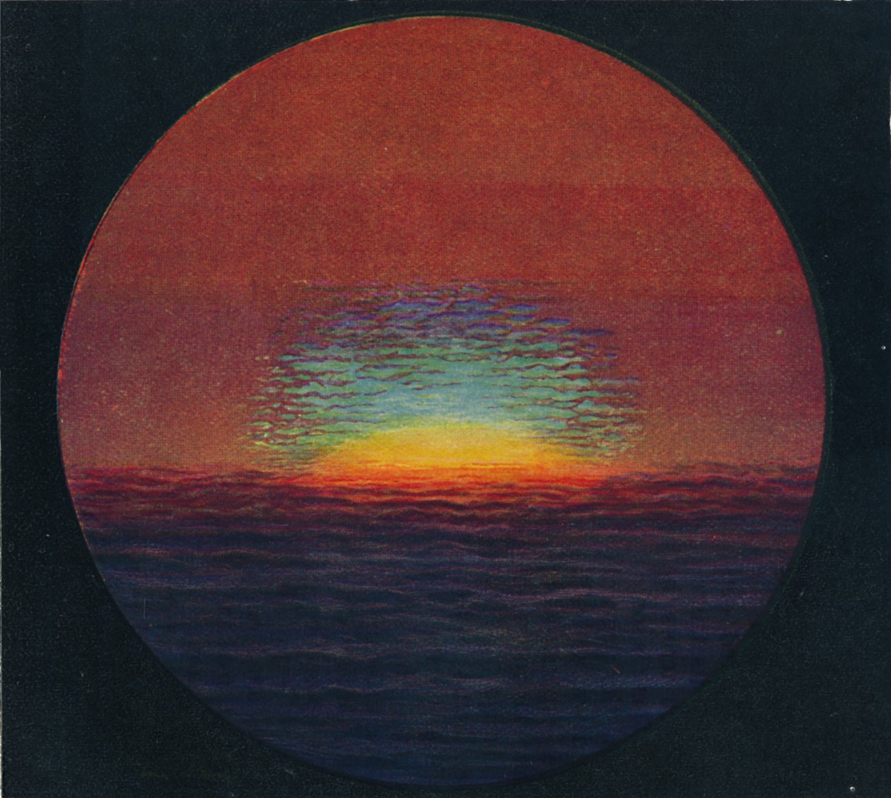 Il lampo verde al tramonto, colore prismatico più raro rifratto dall
