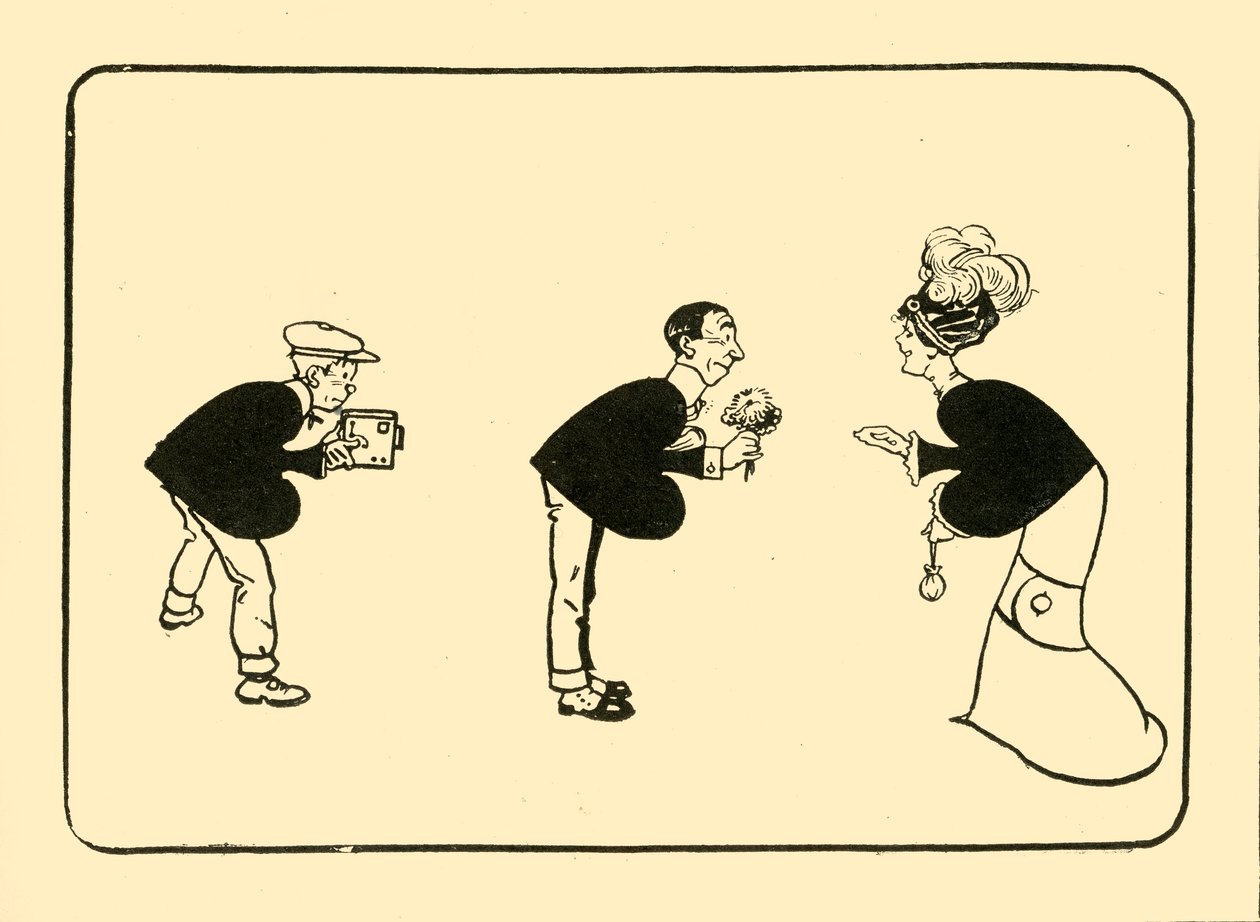 Il saluto sul tre di picche, 1910 da Unbekannt