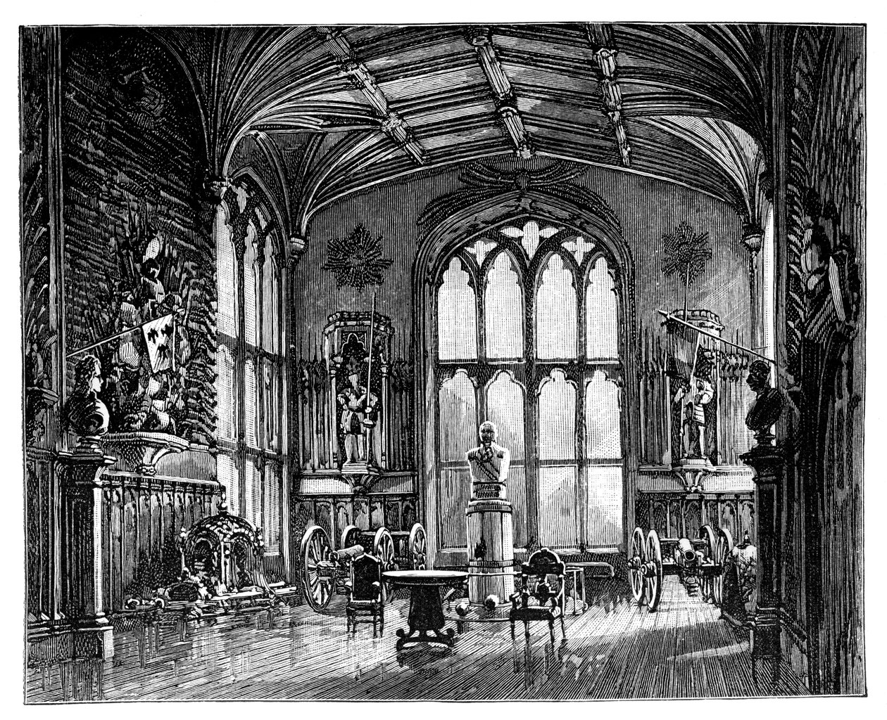 La sala delle guardie, Castello di Windsor da Unbekannt