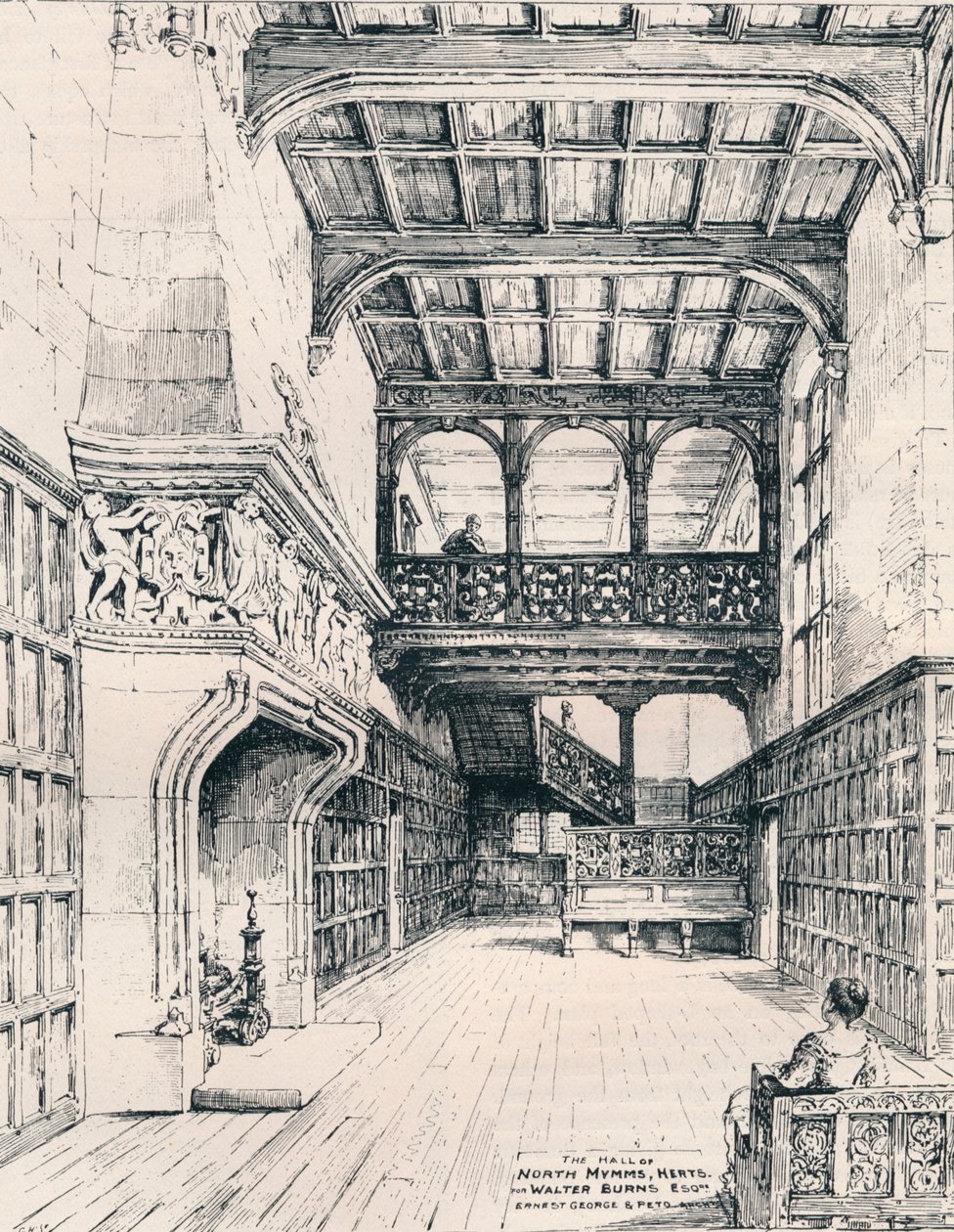 La sala di North Mymms, Herts, 1898 da Unbekannt
