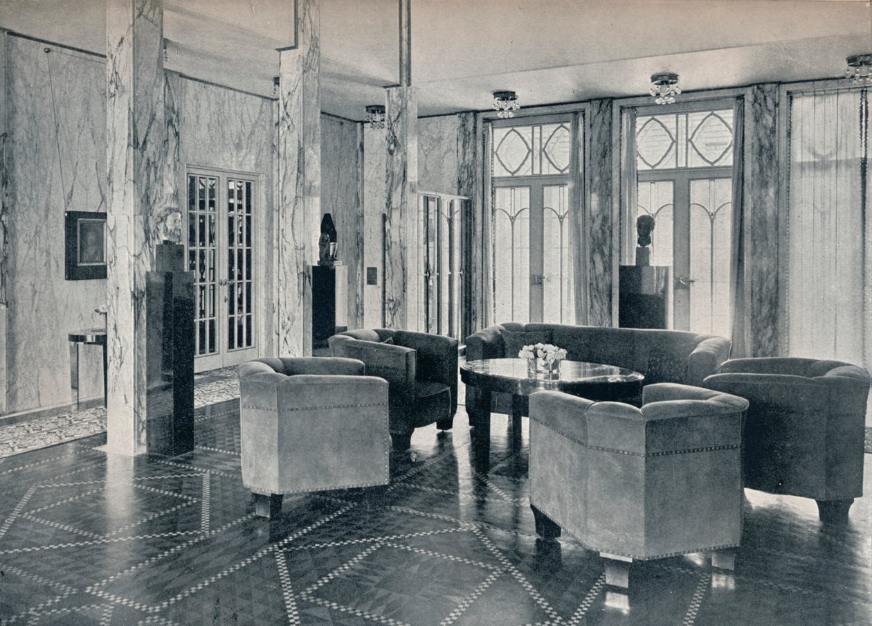 La sala del Palazzo Stoclet, Bruxelles, Belgio da Unbekannt