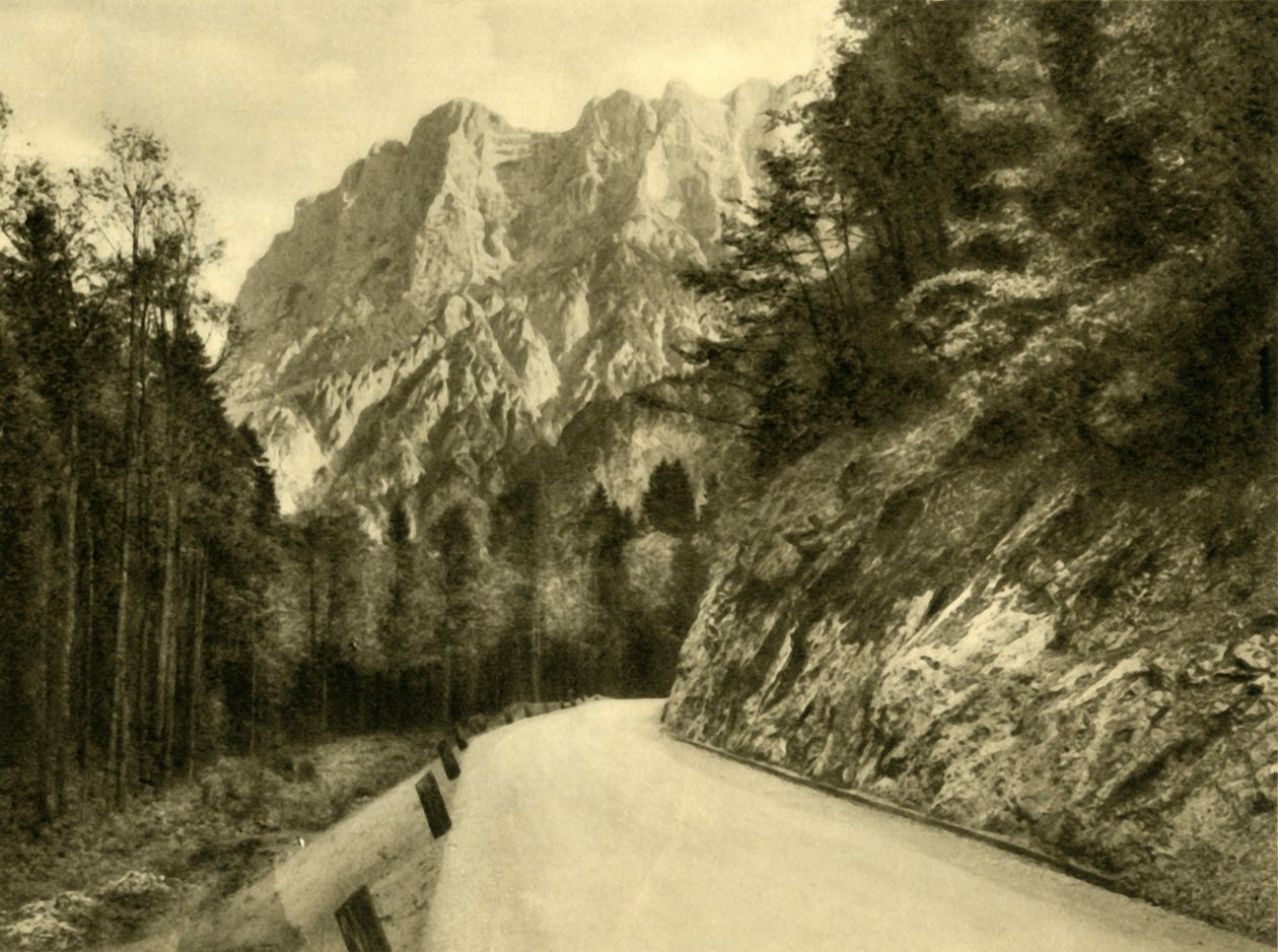 Il Hochtor, Johnsbach, Parco Nazionale Gesäuse, Stiria, Austria, c1935 da Unbekannt
