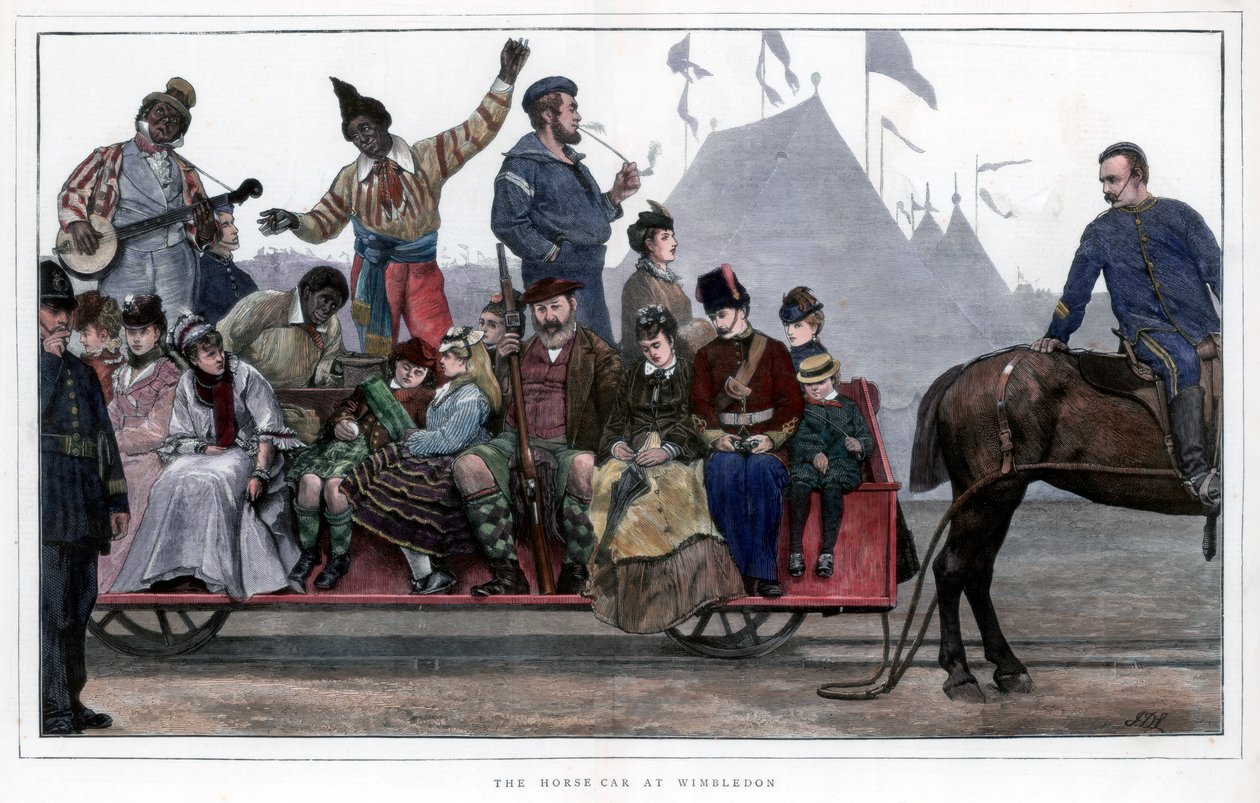 Il carro dei cavalli a Wimbledon, 1872 da Unbekannt