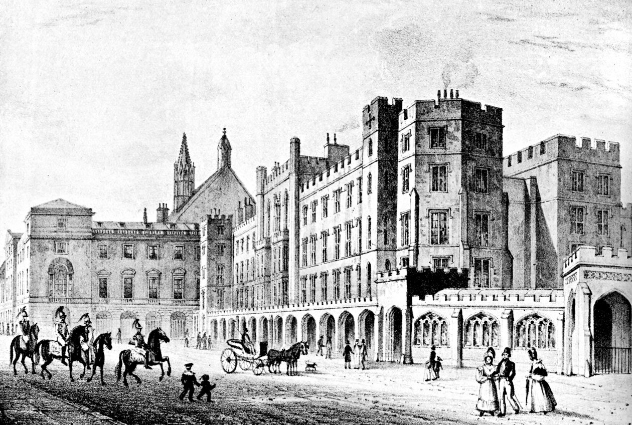La Camera dei Lord e la Camera dei Comuni, Westminster, inizio XIX secolo c1905 da Unbekannt