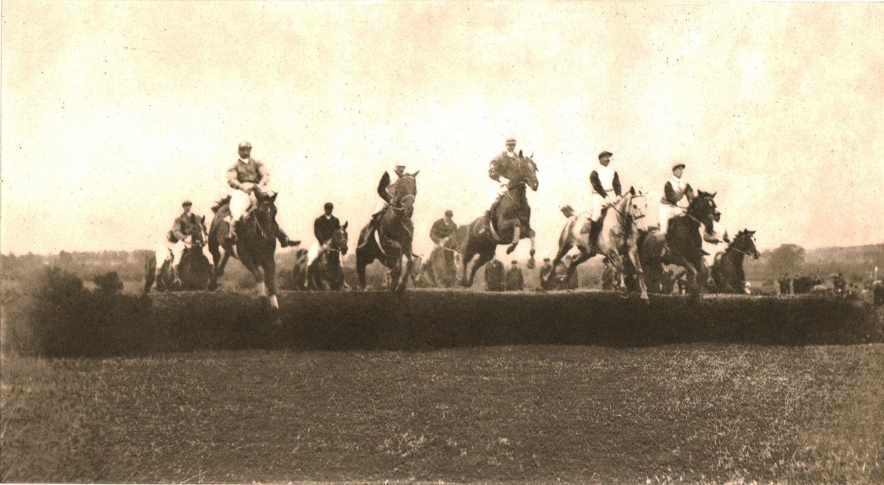 La Coppa della Caccia, Punchestown, 1911 da Unbekannt
