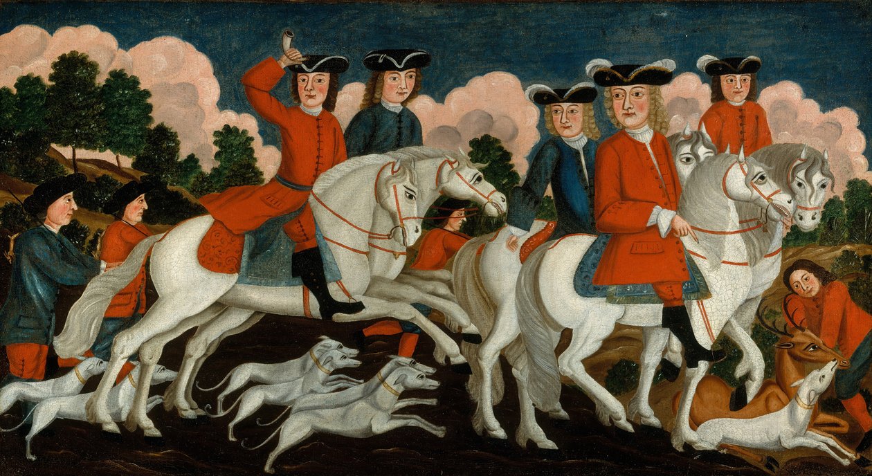 La CacciaNew Jersey, ca. 1750 da Unbekannt