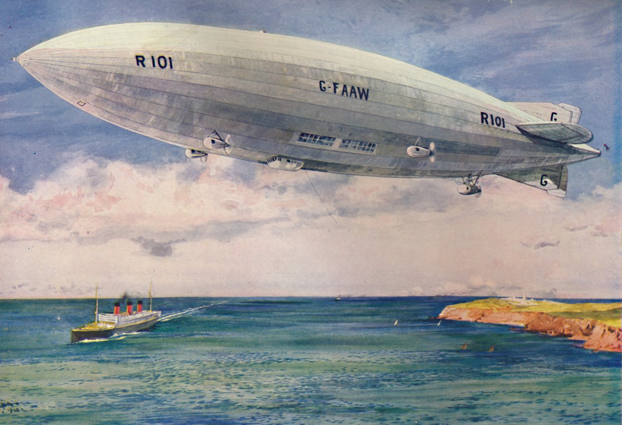 Il sfortunato R101, 1927 da Unbekannt