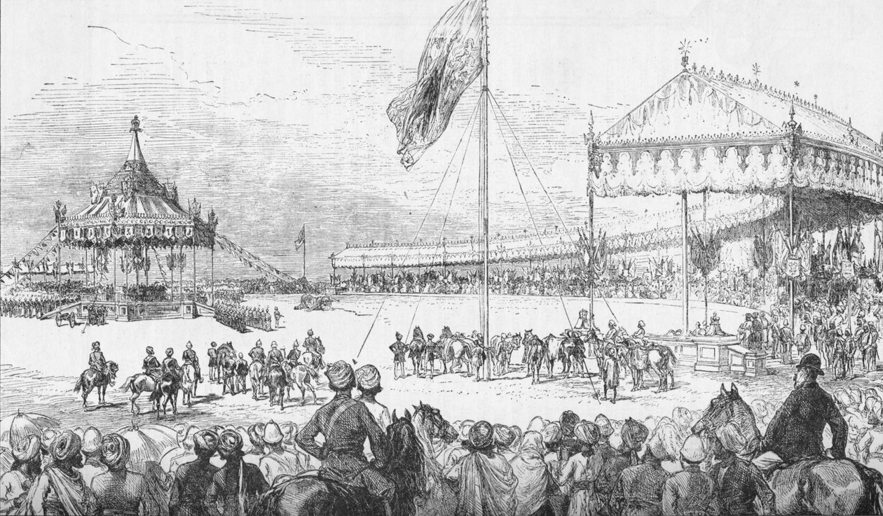 Il Durbar imperiale a Delhi, India, il 1 gennaio 1877 1908 da Unbekannt