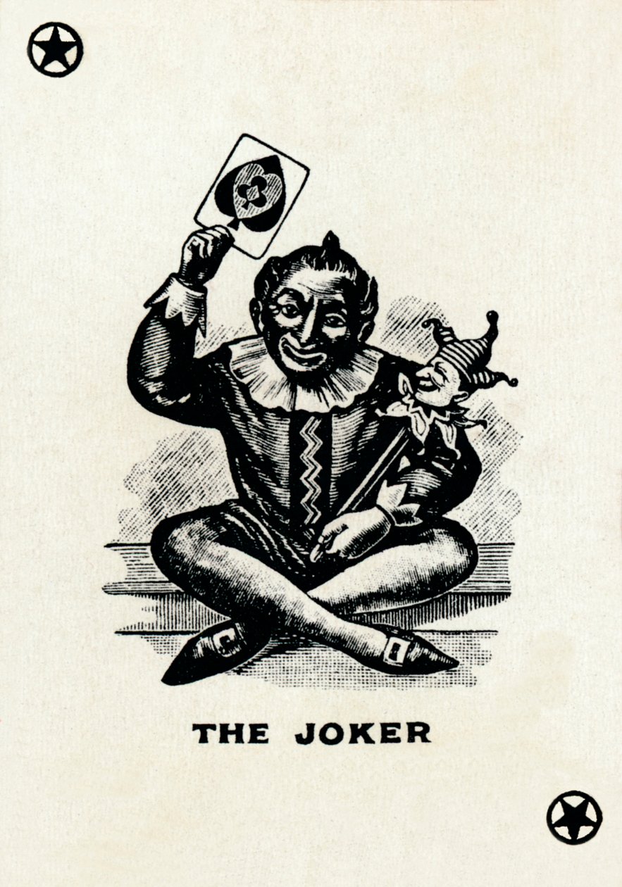 Il Joker da un mazzo di carte da gioco Goodall & Son Ltd. da Unbekannt
