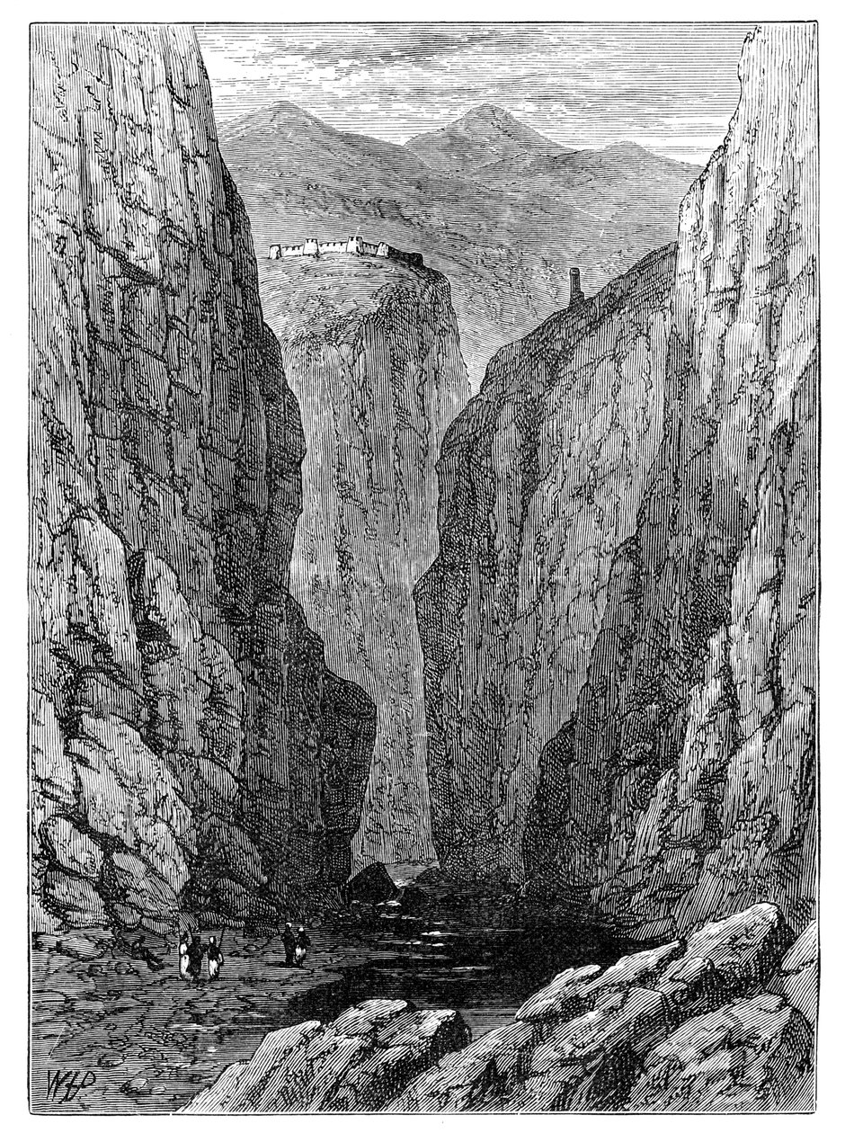 Il passo di Khyber, Afghanistan, 1900 da Unbekannt