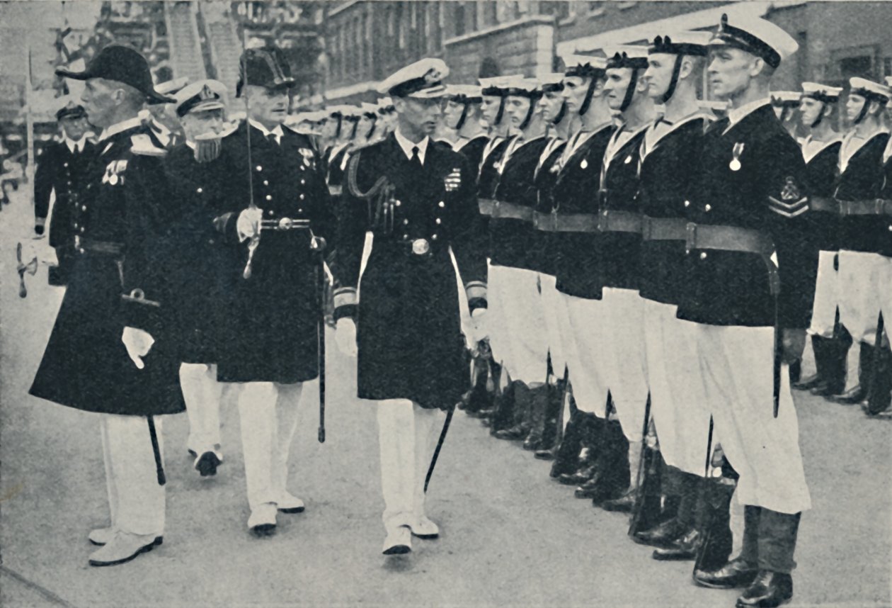 Il Re Inaugura la Settimana della Marina a Portsmouth, c1935, 1937 da Unbekannt