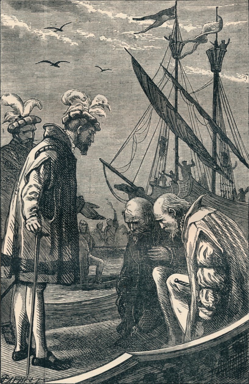 Il Re visita Vasco da Gama, 1904 da Unbekannt