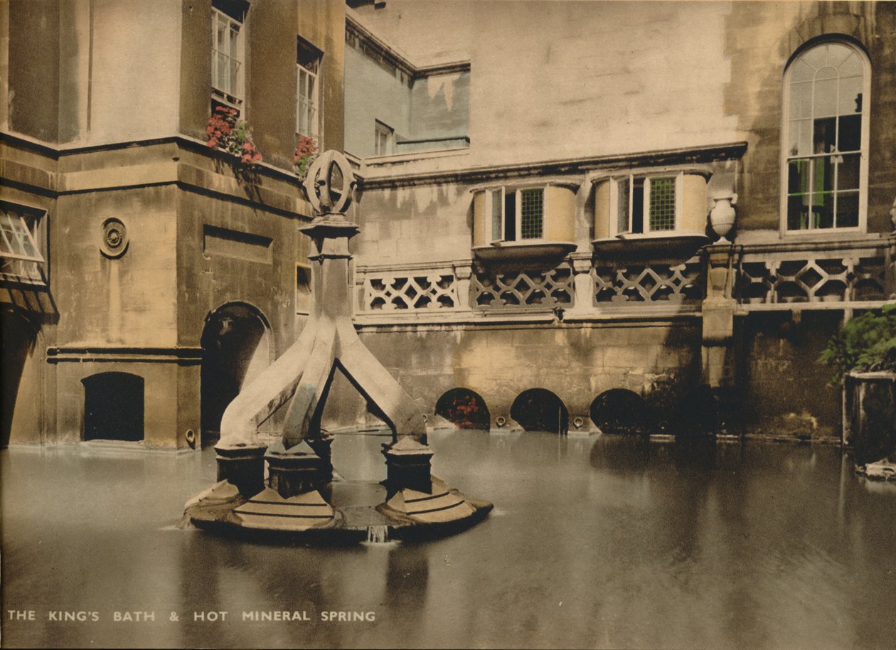 Il bagno del re e la sorgente minerale calda, Bath, Somerset da Unbekannt