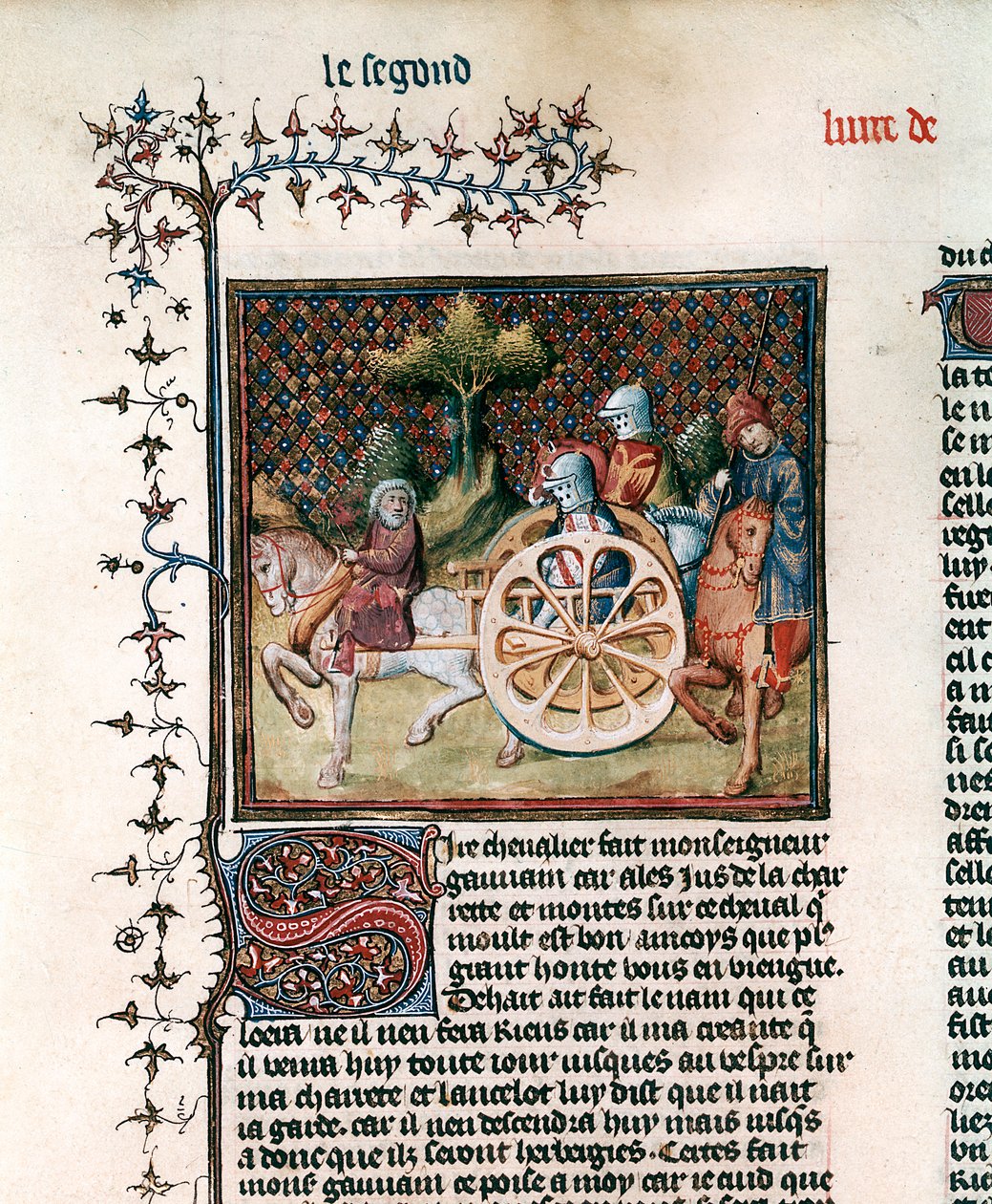 Il Cavaliere del Carro Sir Lancillotto, 1344 da Unbekannt