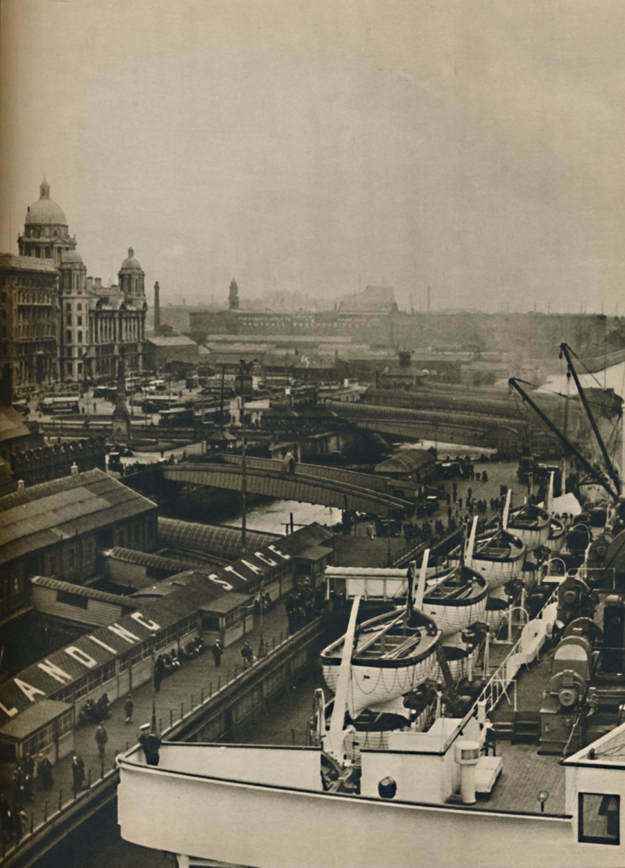 Il molo di Liverpool, 1936 da Unbekannt