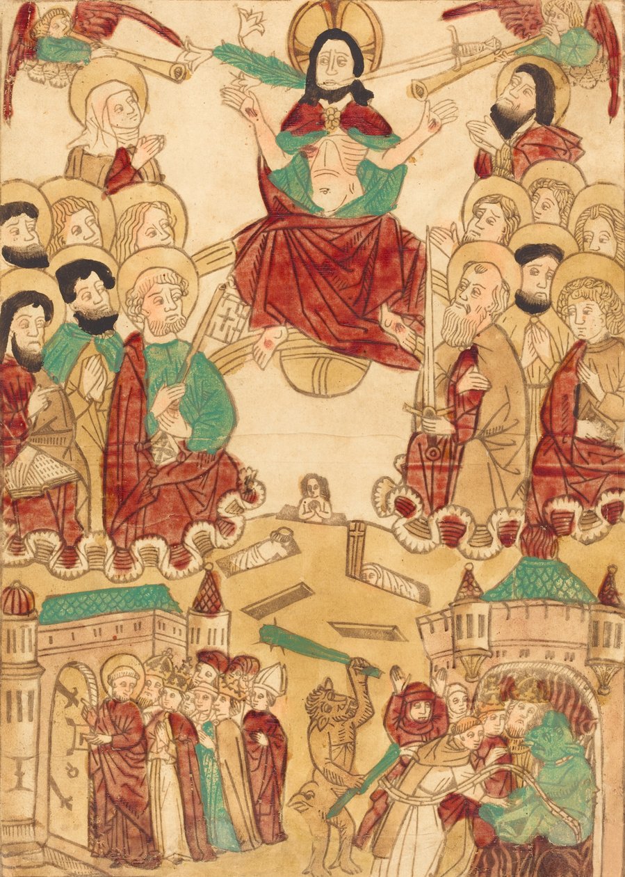 Il Giudizio Universale con gli Apostoli, c. 1460 da Unbekannt