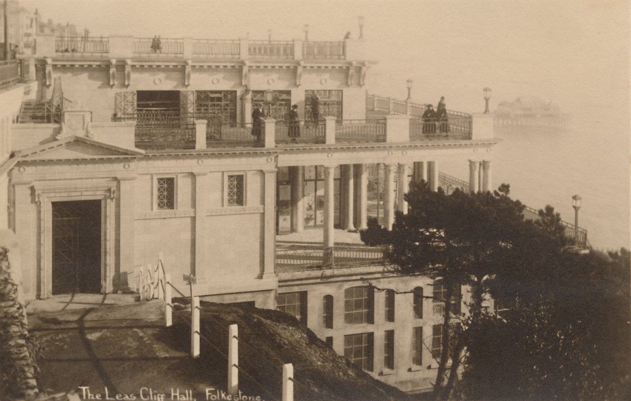 Leas Cliff Hall, Folkestone, fine XIX-inizio XX secolo da Unbekannt