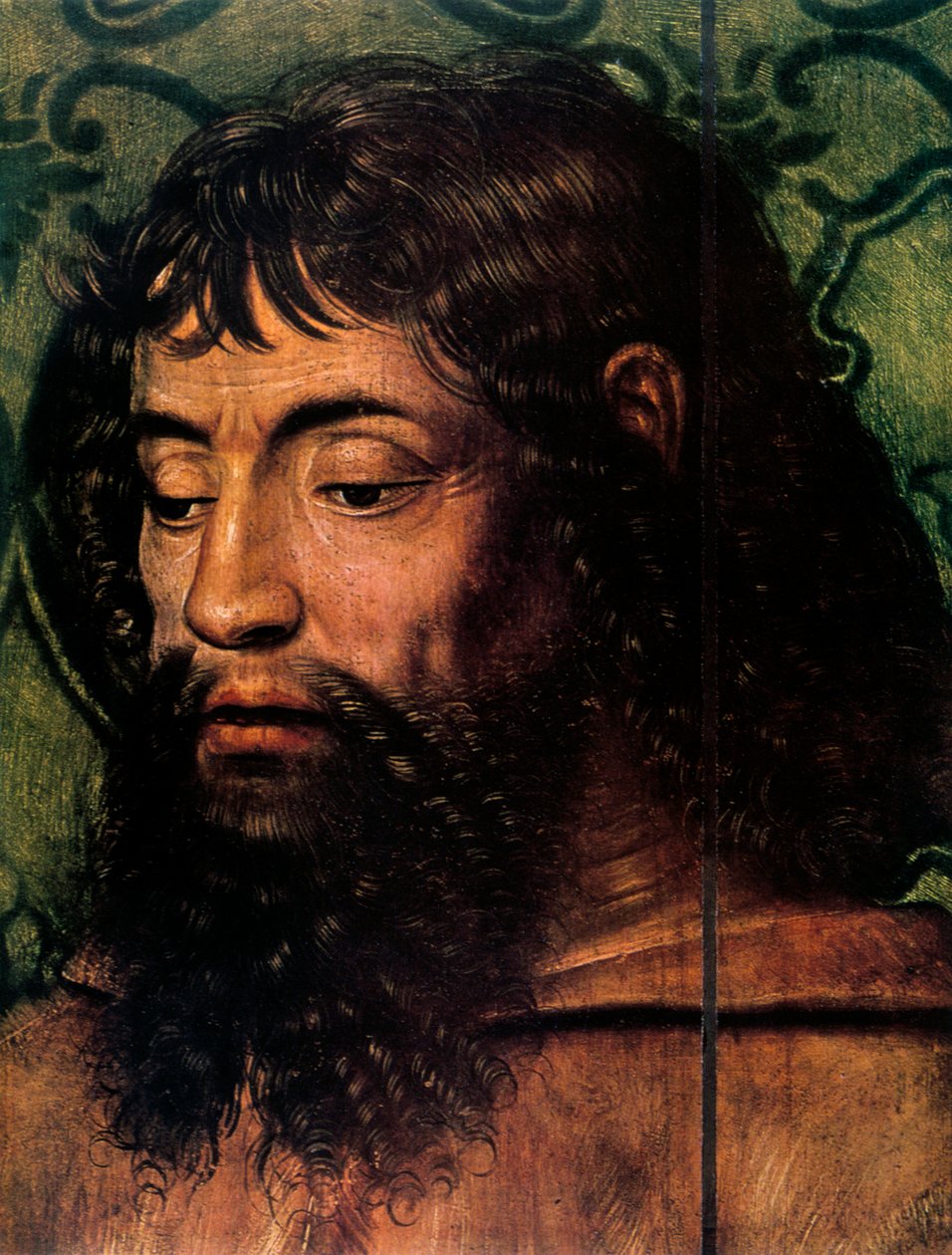 La leggenda di Santa Lucia, Vergine e Bambino con Santi (dettaglio) da Unbekannt