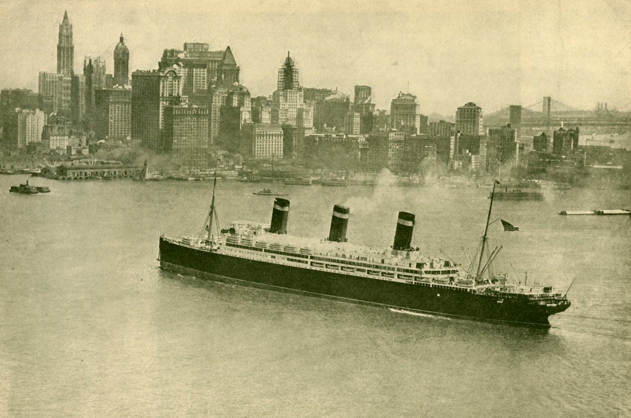 Il Leviatano a New York, c1930 da Unbekannt