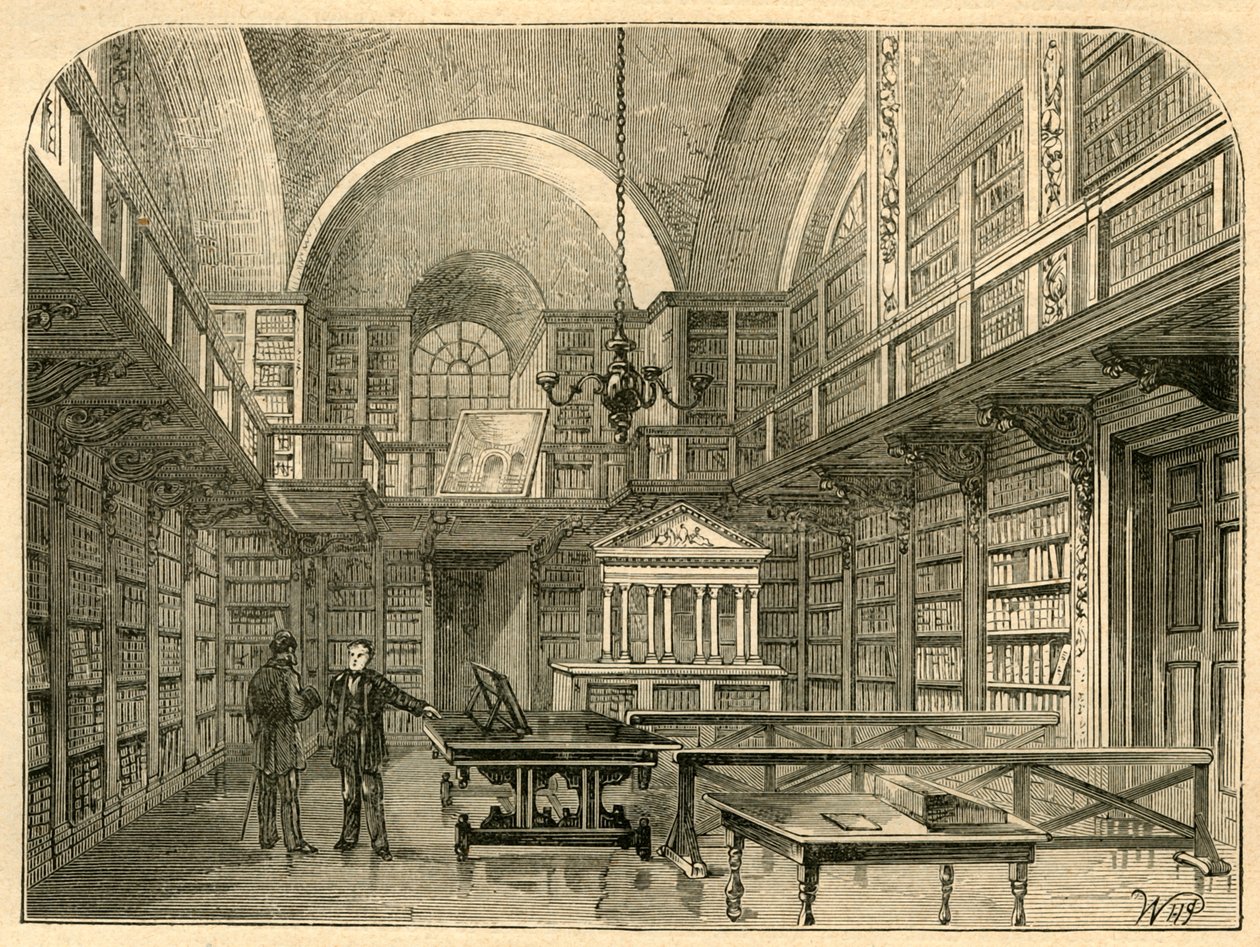 La biblioteca di St. Pauls, 1897 da Unbekannt