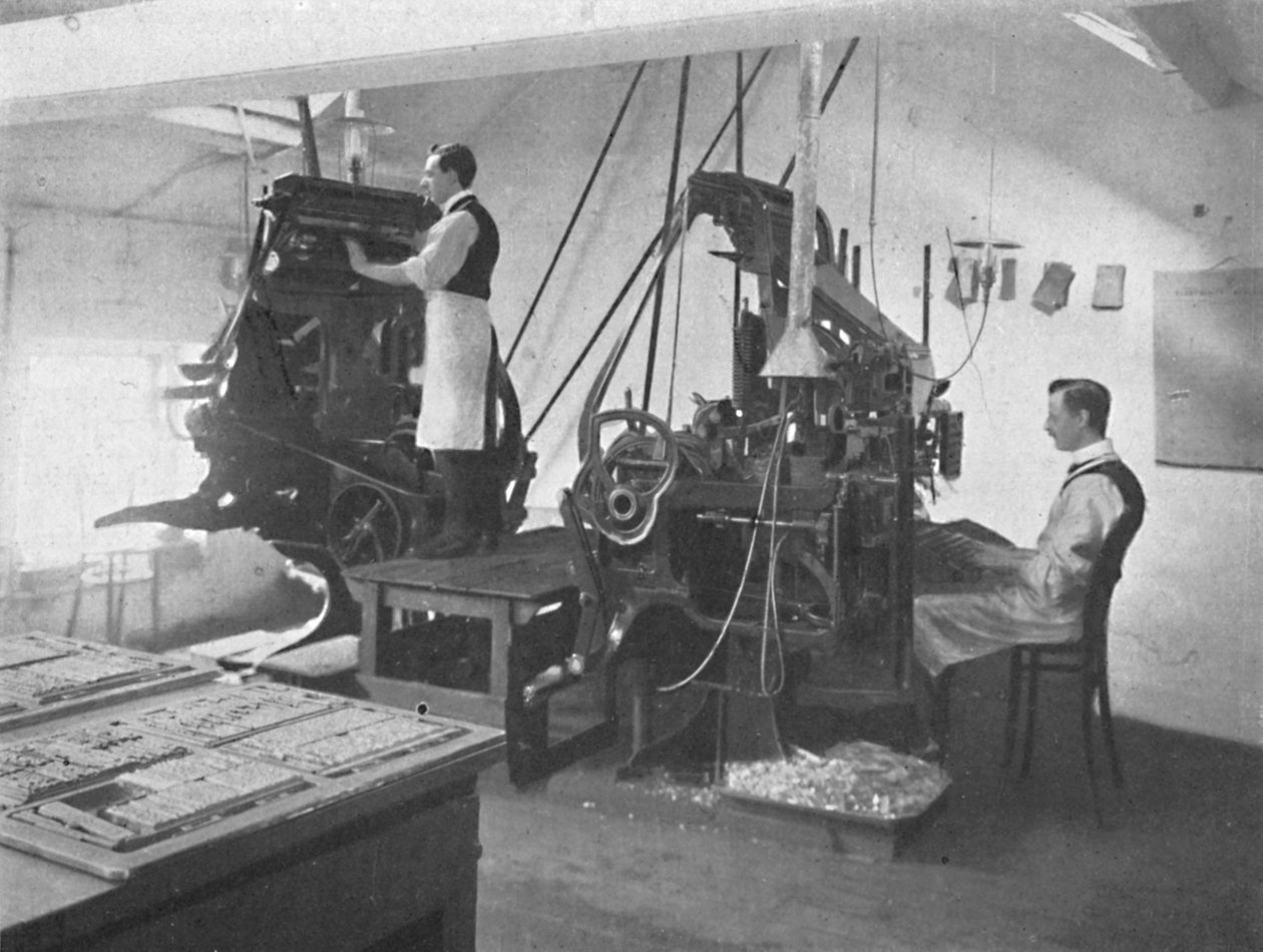 Le Linotypes, 1916 da Unbekannt