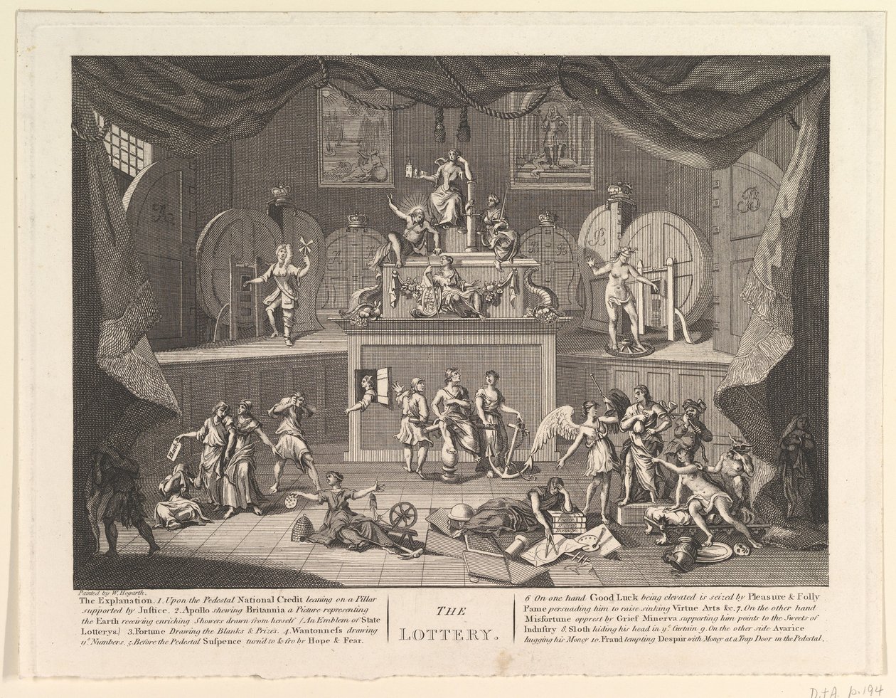 La lotteria, [dopo il 1724] da Unbekannt