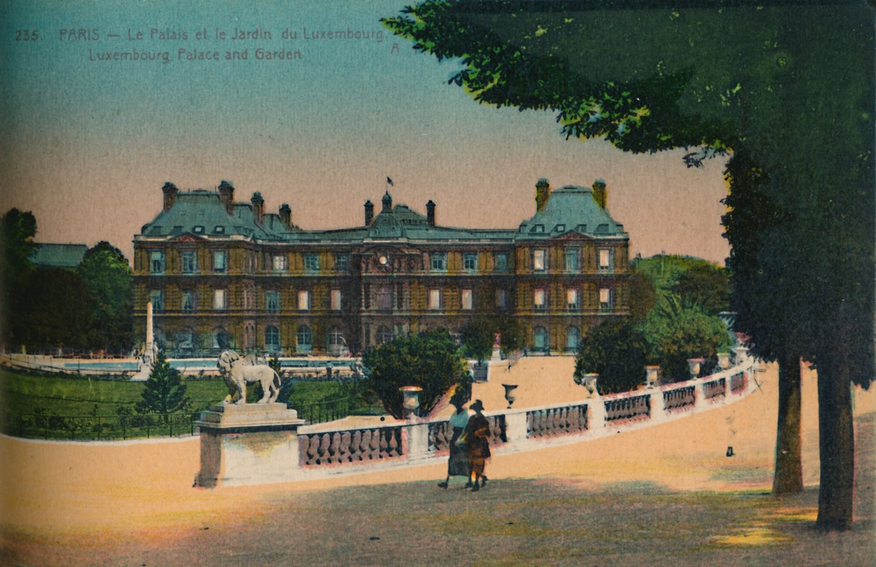 Palazzo del Lussemburgo e Jardin du Luxembourg, Parigi da Unbekannt
