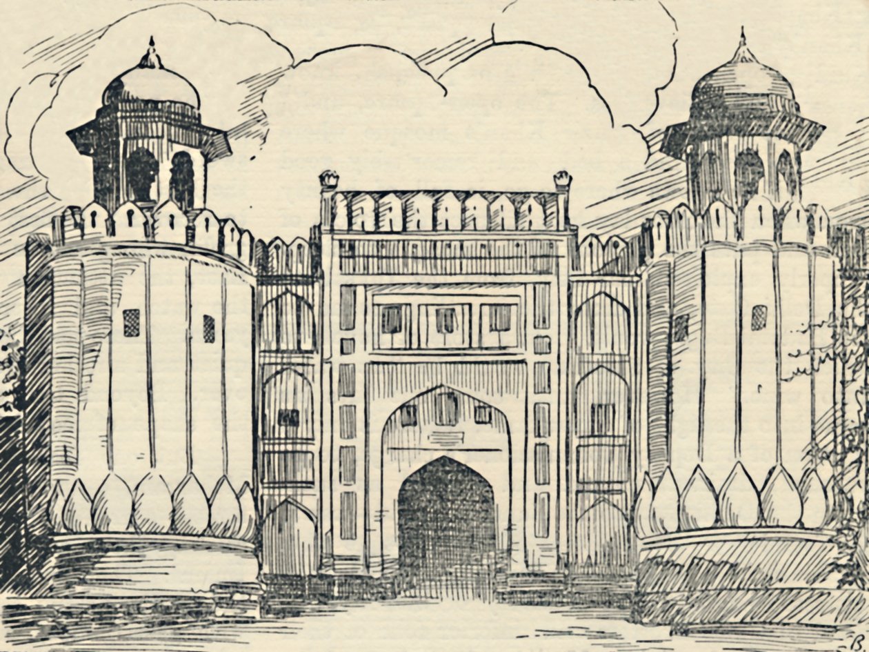 Il cancello principale - Forte di Lahore, 1936 da Unbekannt