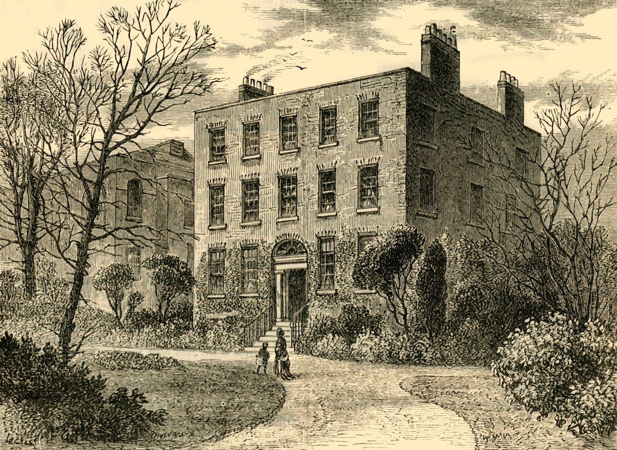 La casa padronale, Dalston, c1876 da Unbekannt