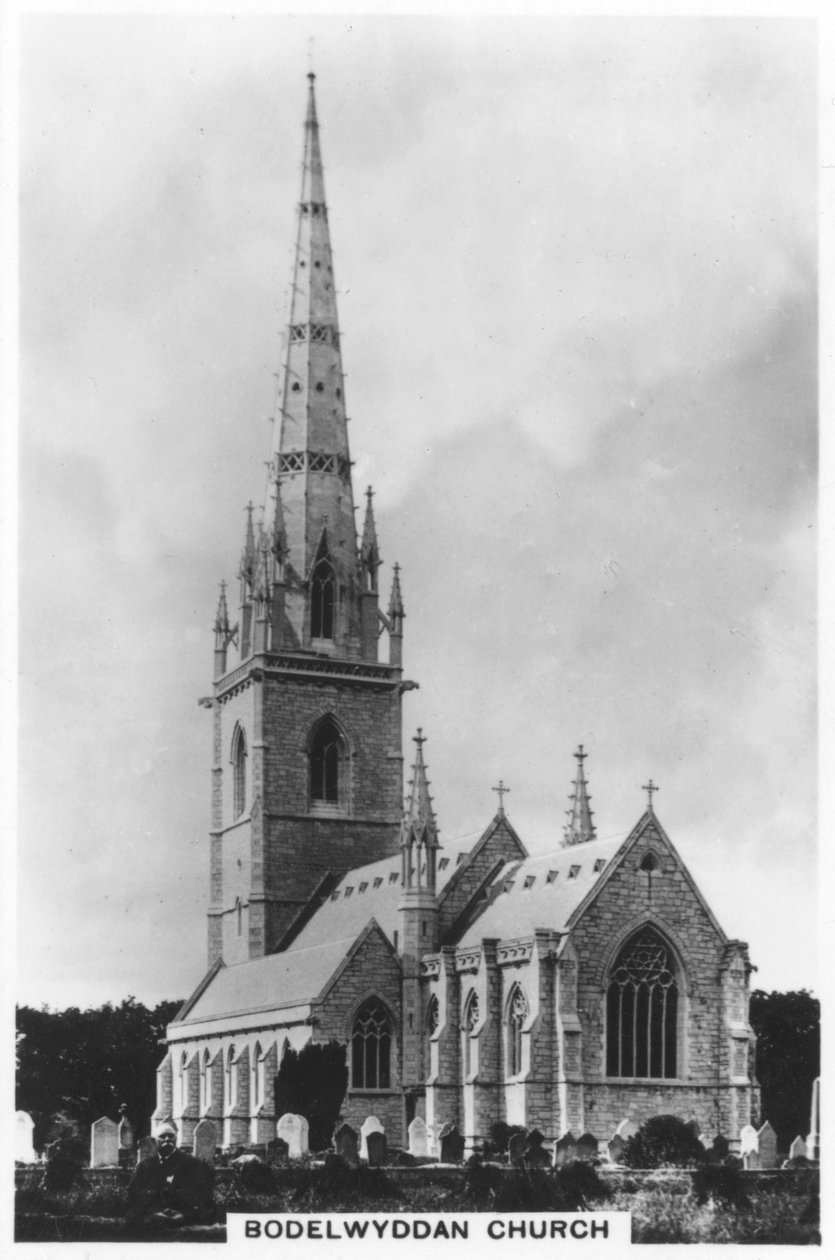 La Chiesa di Marmo, Chiesa di Santa Margherita, Bodelwyddan, Galles del nord, 1936 da Unbekannt