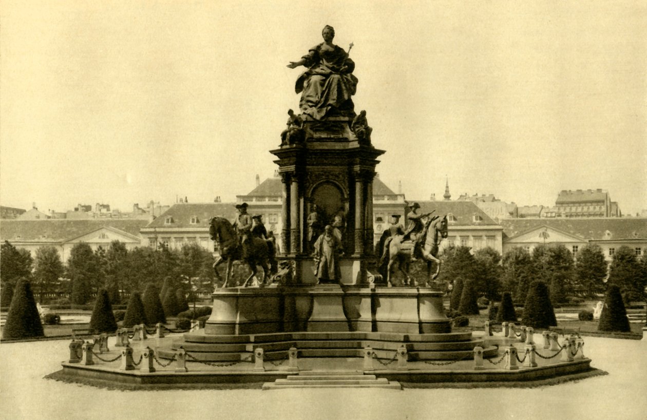 Il Monumento di Maria Teresa, Vienna, Austria da Unbekannt