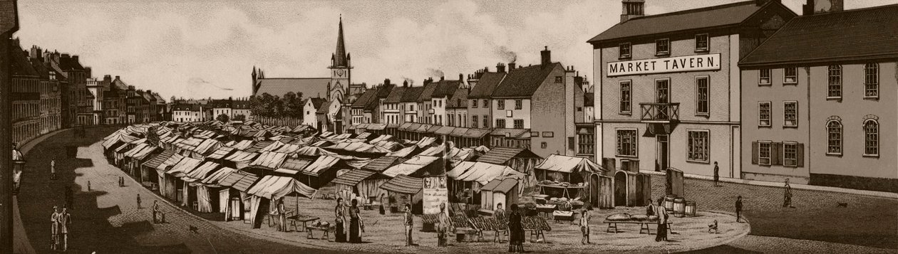 Il mercato, c1880 da Unbekannt