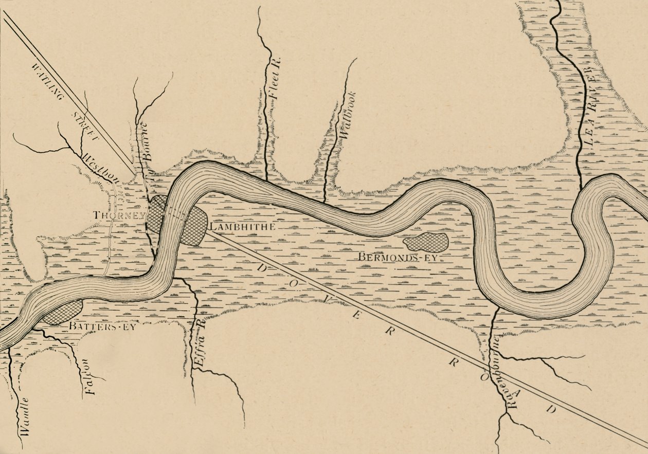 Le Paludi della Londra Antica, 1908 da Unbekannt