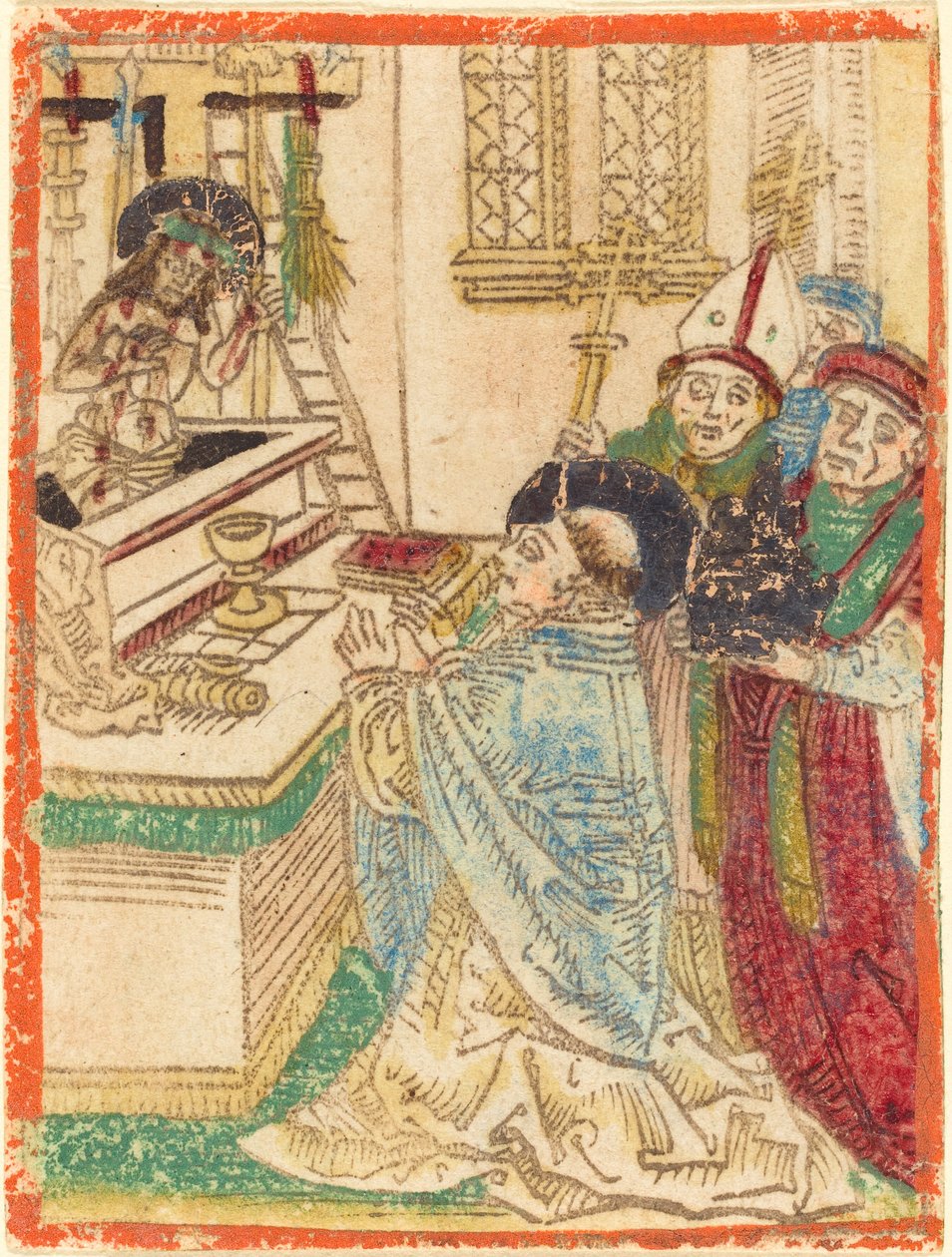 La Messa di San Gregorio, 1480-1490 da Unbekannt